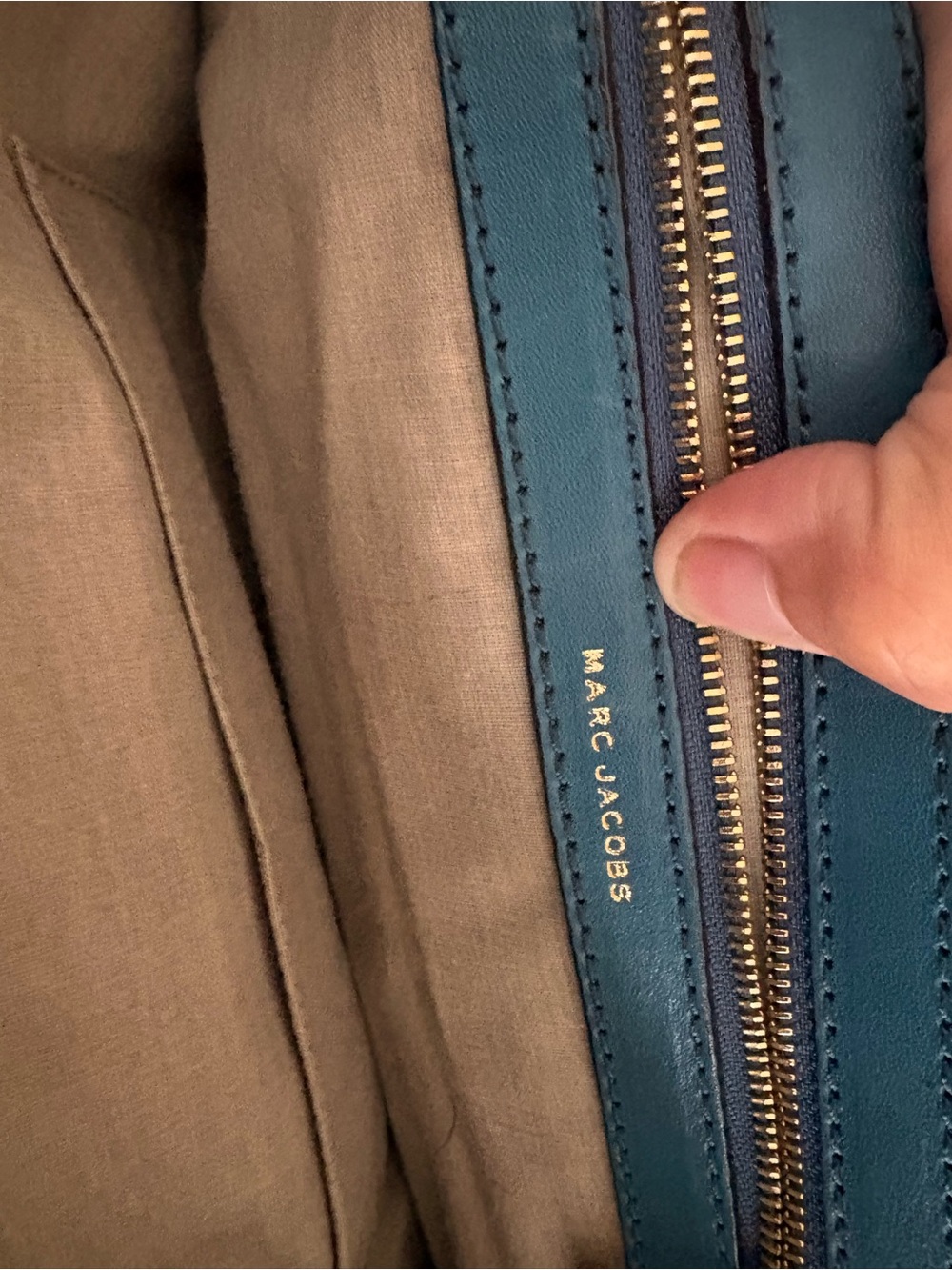 RARE Vintage Marc Jacobs Blue Palais Royal Blue Satchel. - Picture 14 of 14